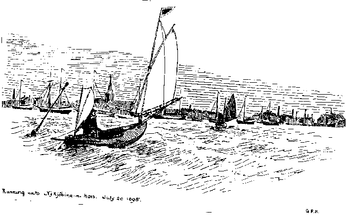 A pen and ink drawing by George Holmes