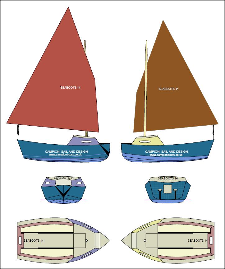 Seaboots proposed dinghy cruiser