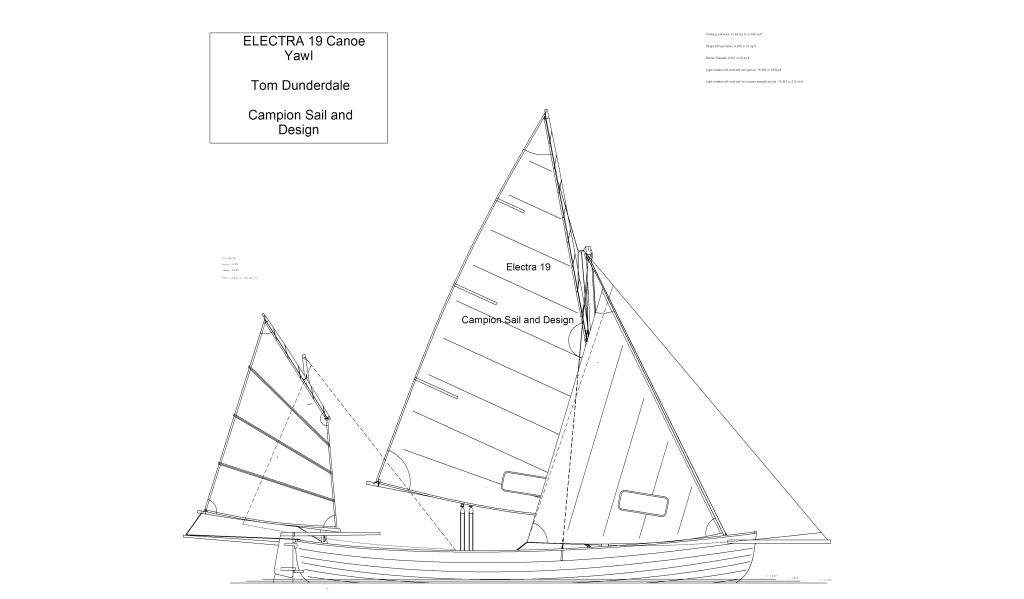 Electra 19 sail plan