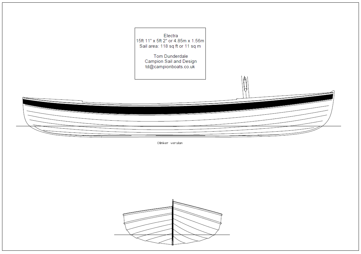 clinker hull lined off